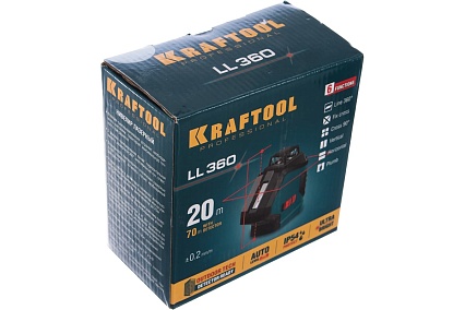 Лазерный нивелир Kraftool LL360 34645