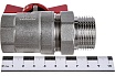 Шаровой кран с полусгоном EUROS (ручка-бабочка) 1" внутренняя - наружная резьба EU.YT1287050 1_k