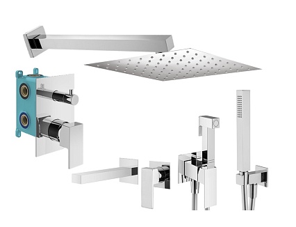 Душевой набор Plumberia TAG KITZTG18CR220 хром