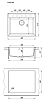 Кухонная мойка Florentina Тоскана 62 см серый шелк, 17.050.D0620.307