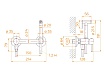 Смеситель RGW SP-215 с гигиеническим душем, хром 581408215-01