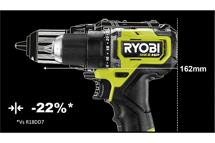 Бесщеточная дрель-шуруповерт Ryobi ONE+ HP RDD18C-0 5133004979