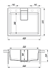 Кухонная мойка Florentina Ривьера 60 см жасмин, 20.490.D0600.201