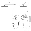 Душевой набор RGW Shower Panels SP-52 встраиваемый