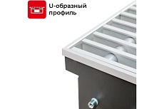 Встраиваемый внутрипольный конвектор Techno Power с решеткой KVZ 150-85-1400 RH07000041