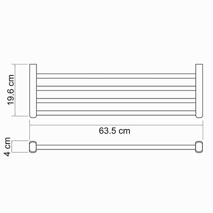 Полка WasserKRAFT Berkel K-6811