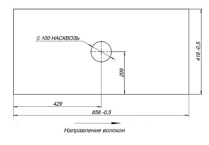 Столешница Allen Brau Liberty 90 см grey structure, 1.33008.G-S