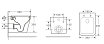 Комплект Weltwasser 10000010542 унитаз Gelbach 041 MT-BL + инсталляция Marberg 410 + кнопка Mar 410 SE GL-WT