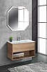 Тумба с раковиной BelBagno Kraft 100 см 1 ящик, полка Rovere Nebrasca Nature