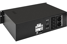 Источник бесперебойного питания Exegate ServerRM UNL-1500.LCD.AVR.2SH.4C13.RJ.USB.3U 1500VA/900W, 2Sch/4C13,RJ45/11,USB,3U, установка в стойку, Black 293056