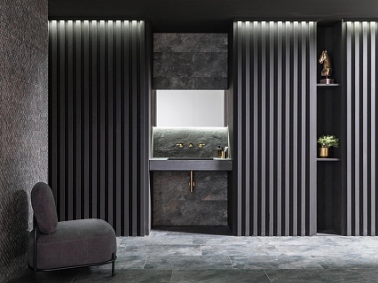 Плитка Porcelanosa Image (Mirage) Dark 40x80 см, 100293238