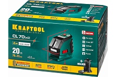 Лазерный линейный нивелир Kraftool CL-70-2 34660-2