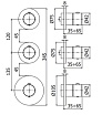 Смеситель для душа Paffoni Modular Box MDE018CR (внешняя часть), хром