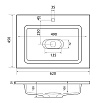 Раковина Madera Modul 65 см 165301