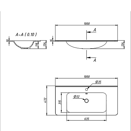 Мебель для ванной Vincea Paola 100 см V.Oak