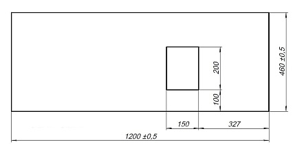 Столешница Allen Brau Infinity 120 см правая, beige, 1.21014.B