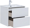 Тумба с раковиной Aquanet Lino (Flat) 60 см