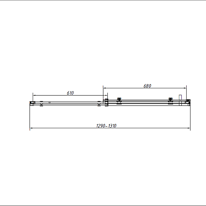 Душевой уголок Vincea Como-N VSR-4CN8013CL 130x80 хром, прозрачное