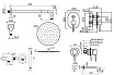 Душевой набор Plumberia IXO KITXO15NO210 черный матовый