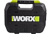 Аккумуляторный ударный бесщеточный винтоверт WORX Professional 12В, 140Нм, 2x2Ач WU132