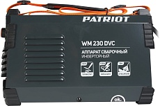 Cварочный инверторный аппарат Patriot WM230DVC MMA с маской 300D 605302291