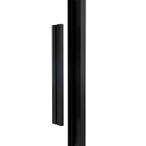 Душевой уголок Vincea Slim Soft VSR-1SS9011CLB 110x90 черный, стекло прозрачное