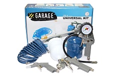 Компрессор Garage PK 24.MK255/2 + набор окрасочного инструмента GARAGE UNIVERSAL UNI-A байонет 8089050