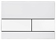 Кнопка смыва TECE Square 9240800 стекло, белый
