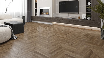 Виниловый ламинат Alpine Floor Chevron Alpine LVT Макадамия 555x127x2.5 мм, ECO 20-5A