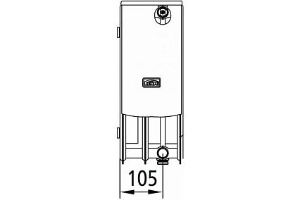 Радиатор Kermi otop FTV 33, 155х300х1200, X2 Inside, R, RAL 9016 белый FTV330301201R2Z