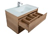 Тумба с раковиной BelBagno Kraft 90 см 1 ящик, полка Rovere Nebrasca Nature