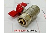 Кран шаровой для м/п труб PROFLINE цанга-гайка 16x1/2 УТ-00036227