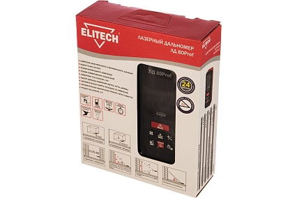 Дальномер Elitech ЛД 80Prof 188613