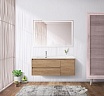 Мебель для ванной BelBagno Kraft 120 см, 2 ящика, 1 дверца, левая Rovere Nebrasca Nature