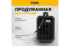 Аппарат инверторной дуговой сварки Denzel dm-220 Standart 220 А 94326