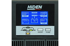 Источник бесперебойного питания Hiden EXPERT 1 kVA/0,8 kW, 2хАКБ внешние, 24В, ЗУ 10А UDC9201H-24