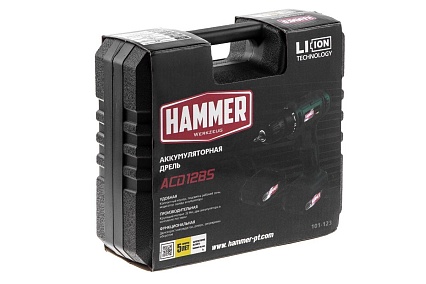 Аккумуляторная дрель-шуруповерт Hammer Flex ACD12BS 680327