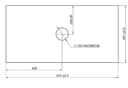 Столешница Allen Brau Reality 90 см dark grey structure, 1.32024.DG-S