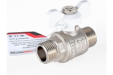 Шаровой кран PROFACTOR PF STANDARD ручка бабочка 1/2 дюйма PF FBV 306