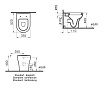 Приставной унитаз VitrA Zentrum 5788B003-0075
