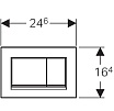 Кнопка смыва Geberit Sigma 30 115.883.KL.1