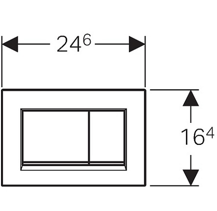 Кнопка смыва Geberit Sigma 30 115.883.KL.1