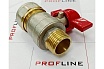 Кран шаровой для м/п труб PROFLINE цанга-штуцер 20x1/2 УТ-00036230