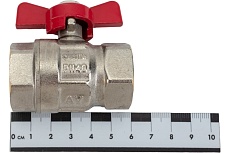 Шаровой кран AV Engineering 3/4 PN40 с внутренней резьбой, бабочка AVE092034