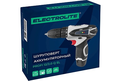 Аккумуляторный шуруповерт Electrolite PROFI 12/2.0 Q 4987