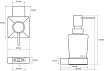 Дозатор жидкого мыла Bemeta Nero 135009040 черный