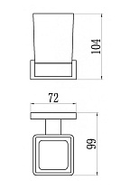 Держатель для стакана Belz B90306 черный