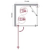 Душевой уголок BelBagno ETNA-A-1-80-C-Cr 80x80 прозрачный, хром