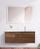 Мебель для ванной BelBagno Kraft 120 см, 2 ящика, 1 дверца, правая Rovere Tabacco