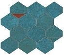 Мозаика Atlas Concorde Blaze Verdigris Mosaico Nest 25,8x29,4 см, 9BNV